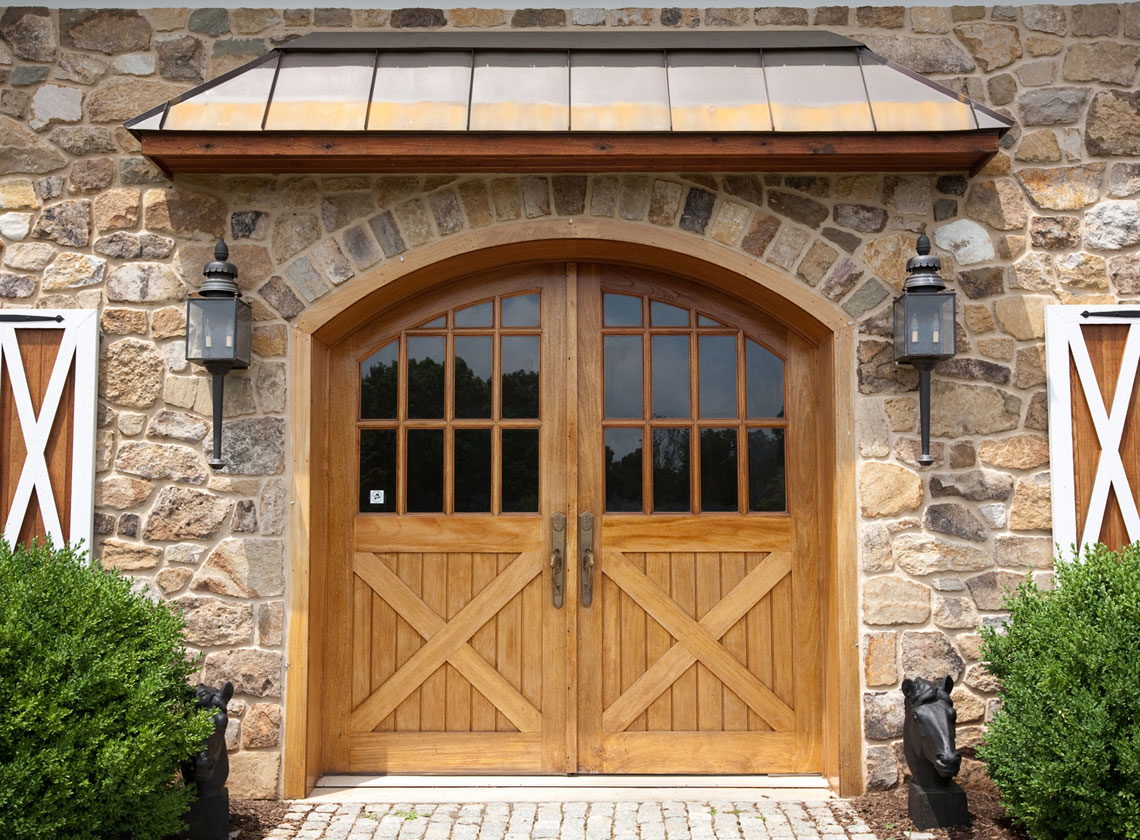 wooden front doors